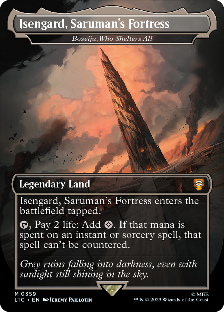 Boseiju, Who Shelters All - Isengard, Saruman's Fortress [The Lord of the Rings: Tales of Middle-Earth Commander] Foil