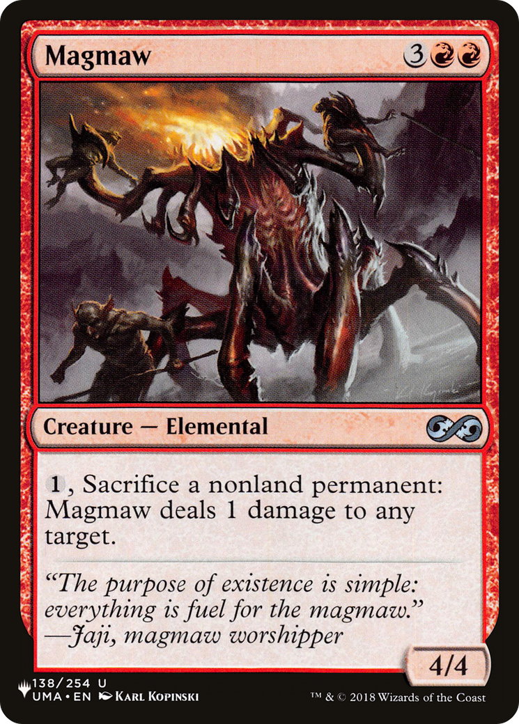 Magmaw |  (UMA-138) [The List]