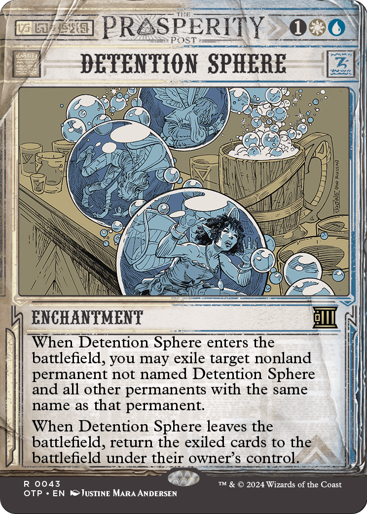Detention Sphere [Outlaws of Thunder Junction: Breaking News] Foil