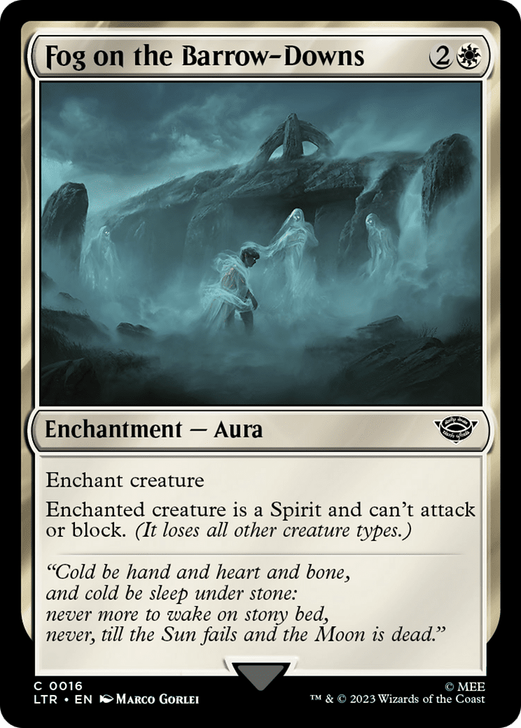 Fog on the Barrow-Downs [The Lord of the Rings: Tales of Middle-Earth] Foil