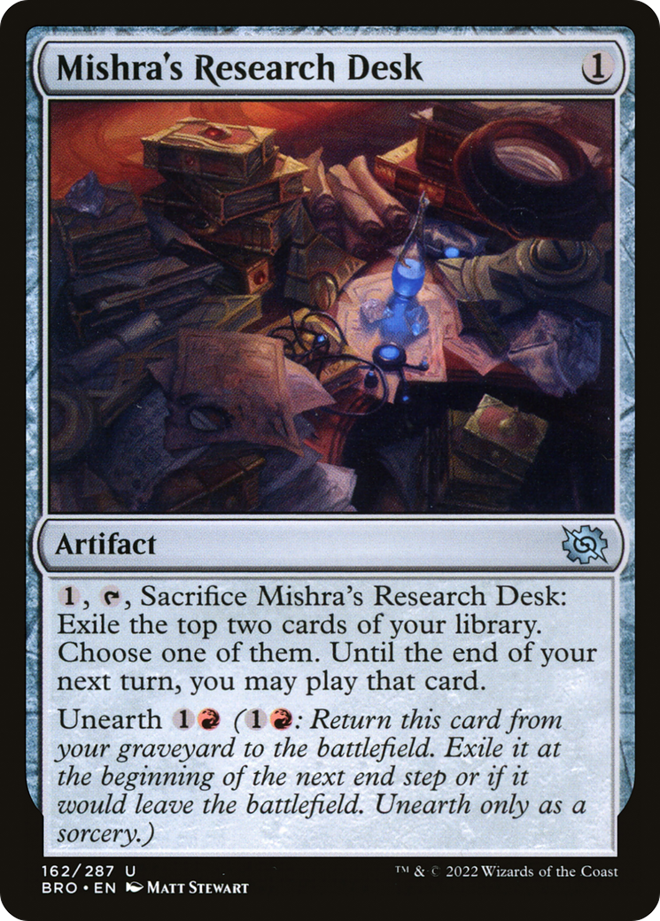 Mishra's Research Desk [The Brothers' War] Foil
