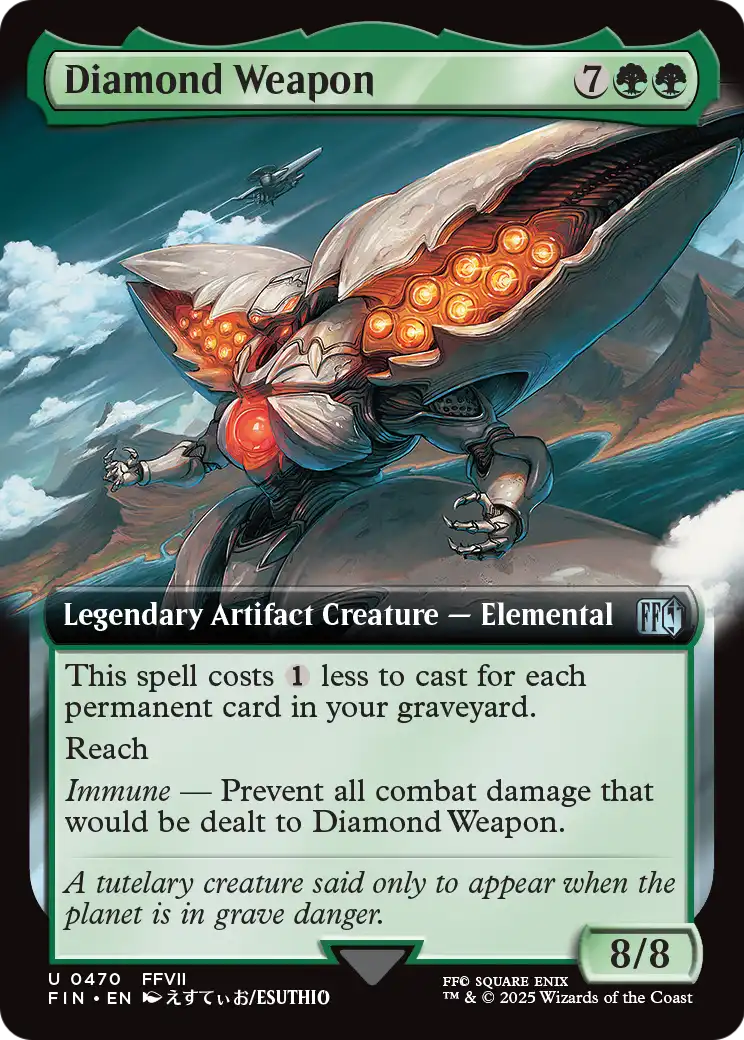 Diamond Weapon (Extended Art) (470) [FINAL FANTASY]  Foil