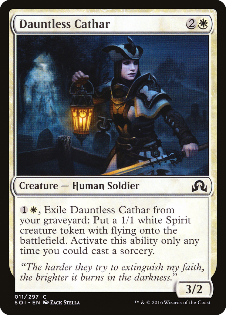 Dauntless Cathar [Shadows over Innistrad] Foil