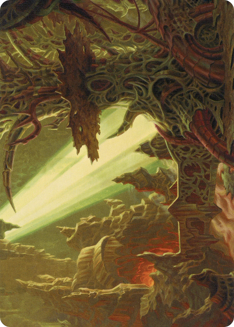 Darkmoss Bridge // Darkmoss Bridge (AMH2-072) - Modern Horizons 2 Art Series (Borderless)