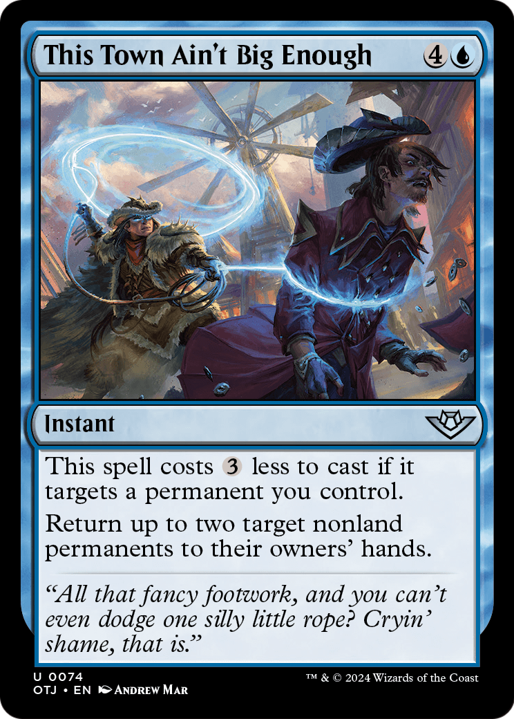 This Town Ain't Big Enough [Outlaws of Thunder Junction] Foil