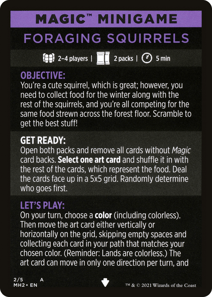 Foraging Squirrels // Foraging Squirrels (cont'd) (MMH2-002) - Modern Horizons 2 Minigames