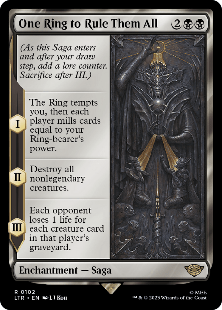 One Ring to Rule Them All [The Lord of the Rings: Tales of Middle-Earth] Foil
