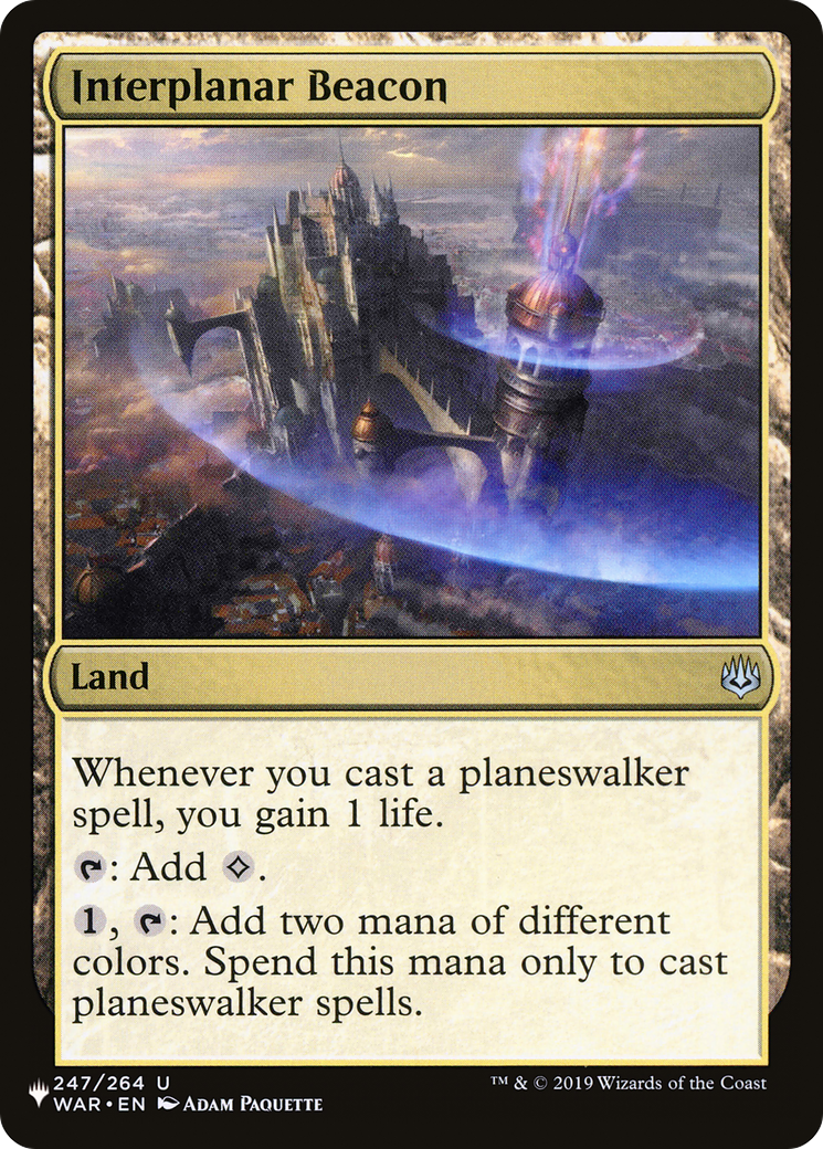 Interplanar Beacon |  (WAR-247) [The List]