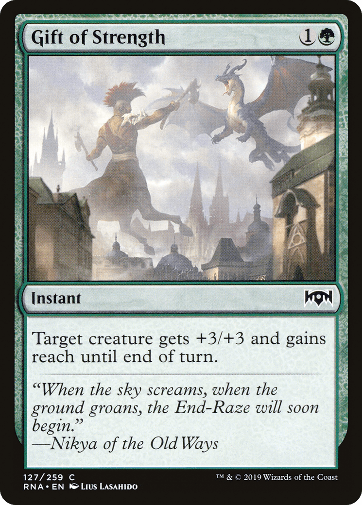 Gift of Strength [Ravnica Allegiance] Foil