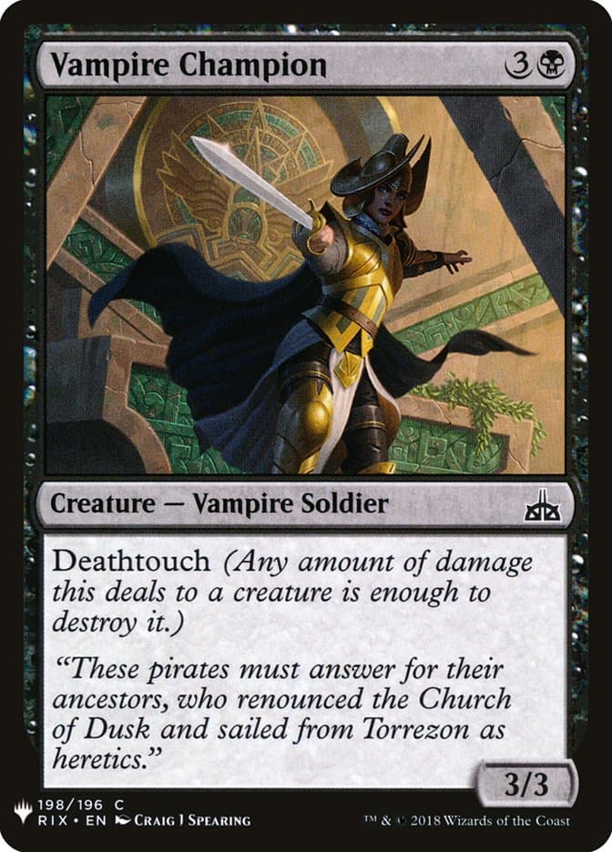 Vampire Champion |  (RIX-198) [The List]