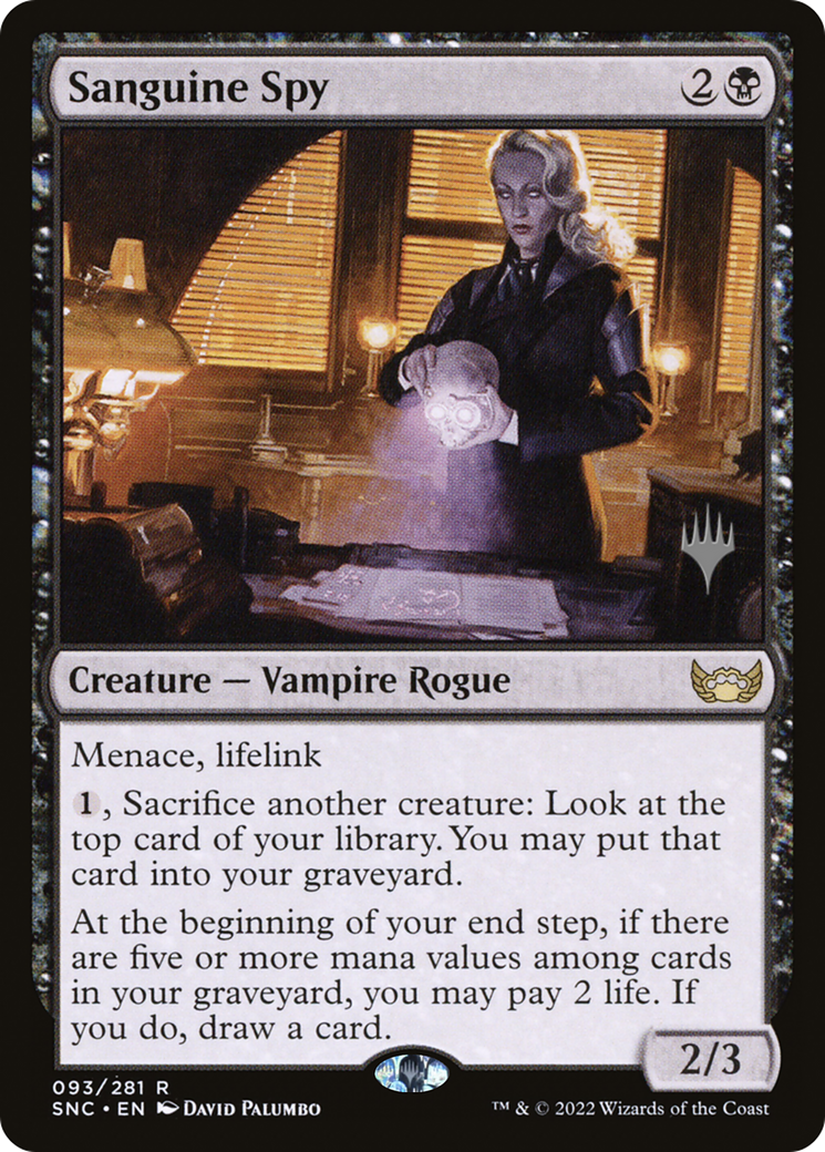 Sanguine Spy (Promo Pack) [Streets of New Capenna Promos] Foil