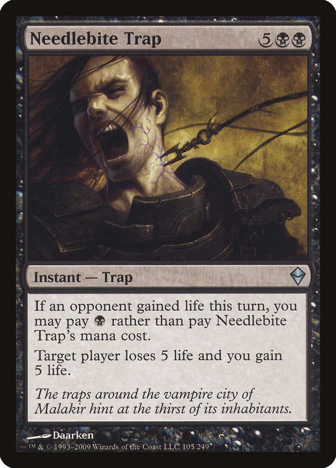Needlebite Trap 105/249 (Zendikar)  - Foil