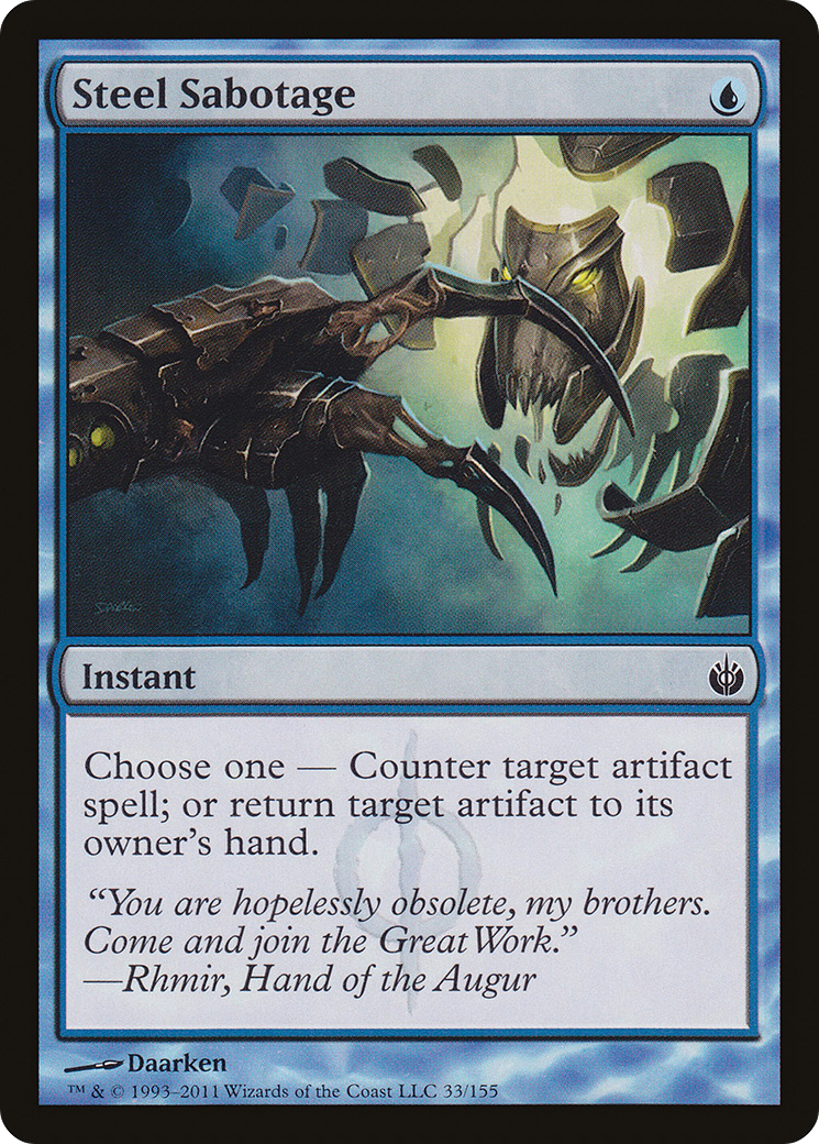 Steel Sabotage [Mirrodin Besieged] Foil