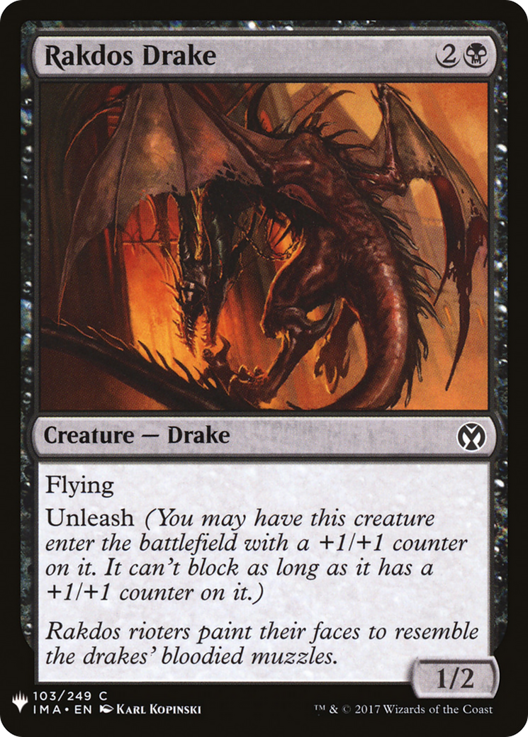Rakdos Drake |  (IMA-103) [The List]