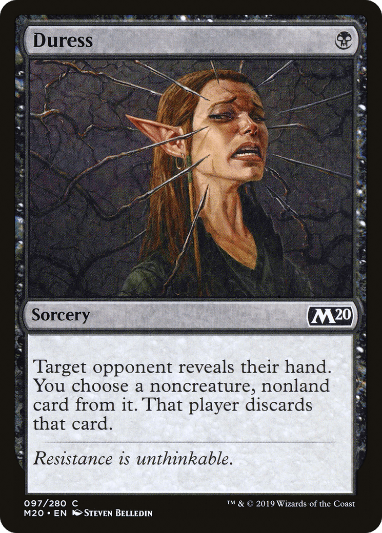 Duress [Core Set 2020] Foil