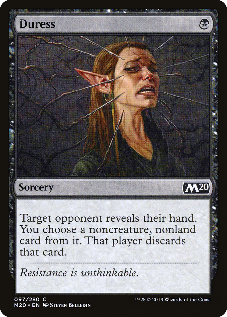 Duress [Core Set 2020] Foil