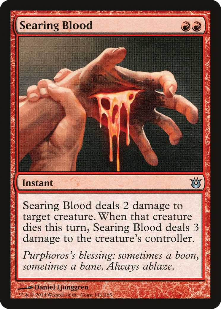 Searing Blood [Born of the Gods] Foil