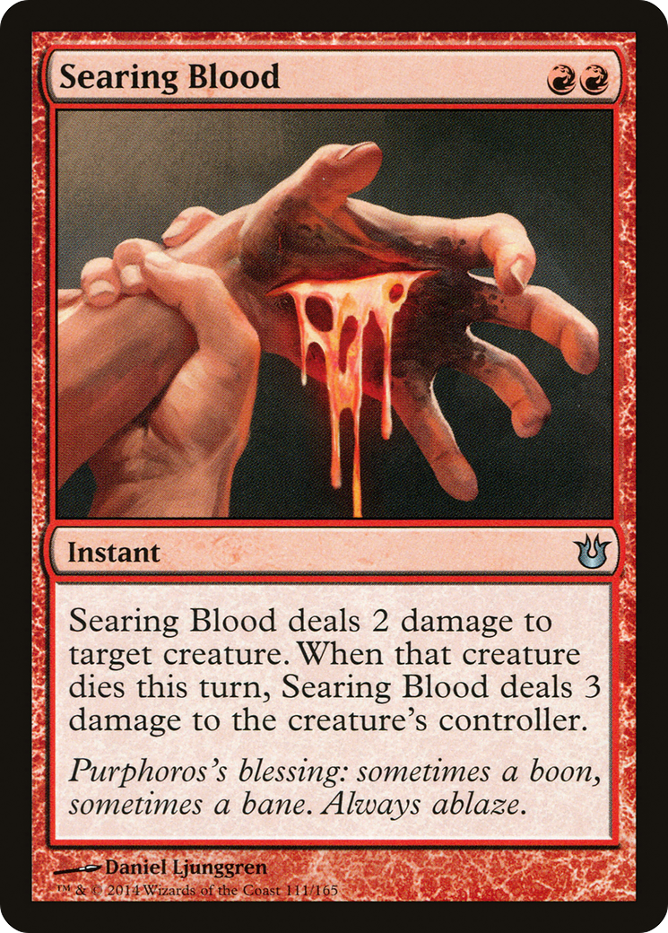 Searing Blood [Born of the Gods] Foil