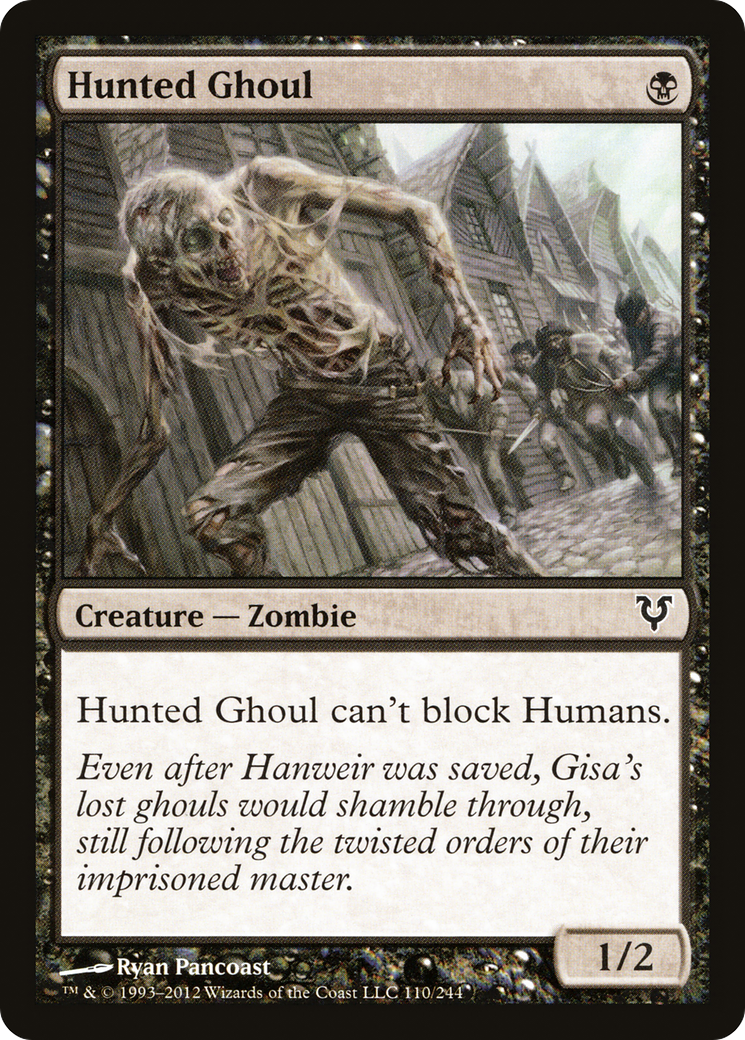 Hunted Ghoul [Avacyn Restored] Foil