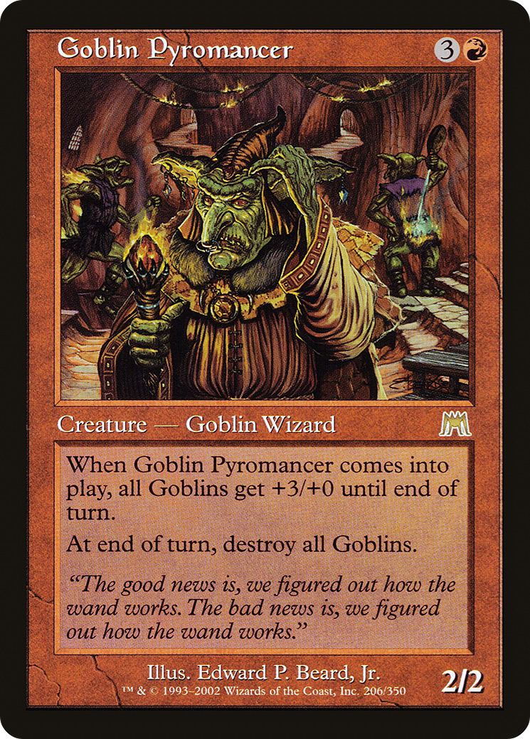 Goblin Pyromancer [Onslaught] Foil