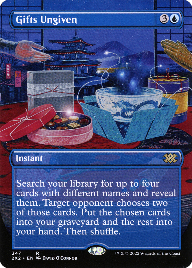 Gifts Ungiven (Borderless Alternate Art) [Double Masters 2022] Foil