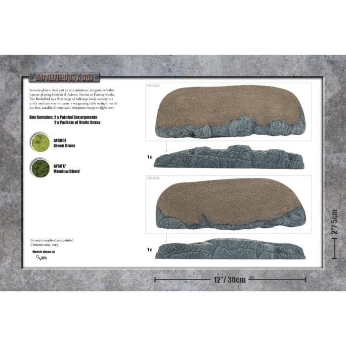 Battlefield in a Box | Escarpments