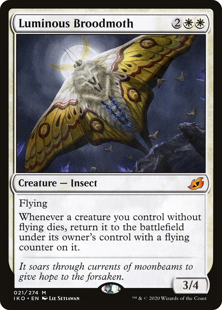 Luminous Broodmoth [Ikoria: Lair of Behemoths] Foil