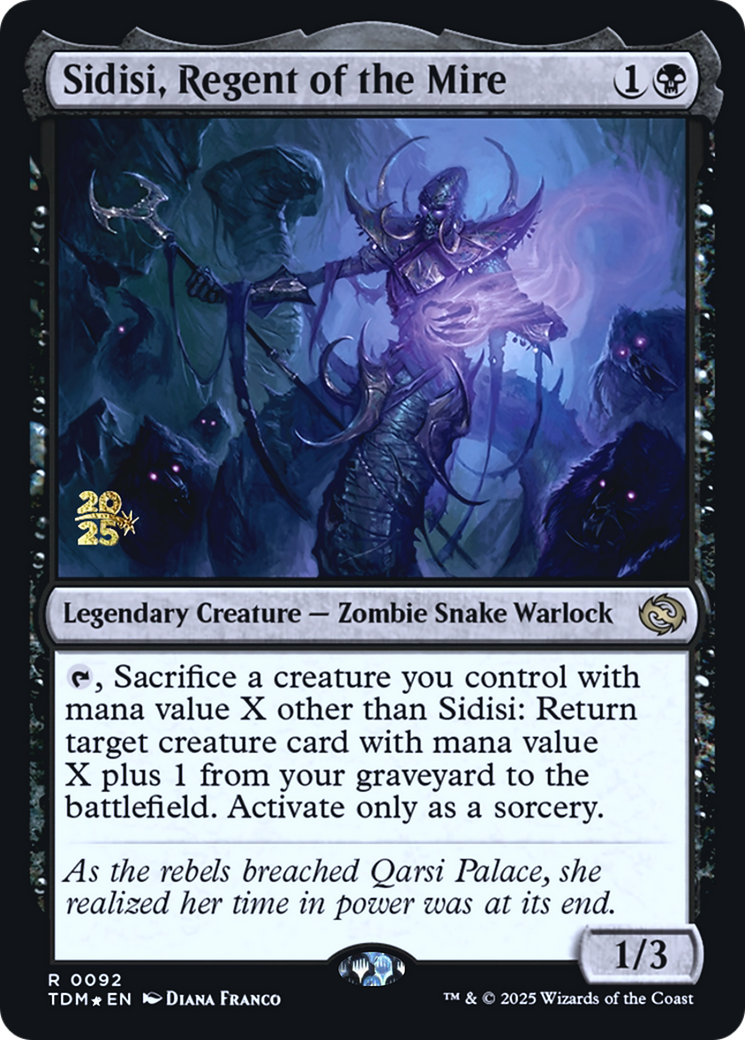 Sidisi, Regent of the Mire (092) [Prerelease Cards]