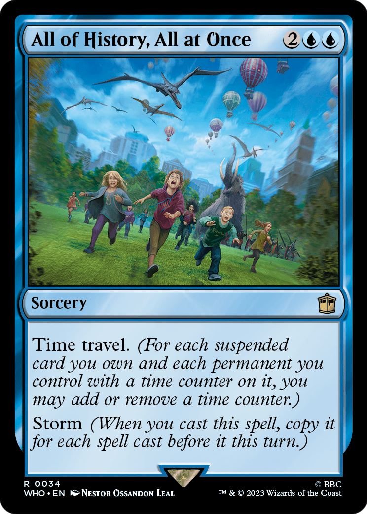 All of History, All at Once [Doctor Who] Foil