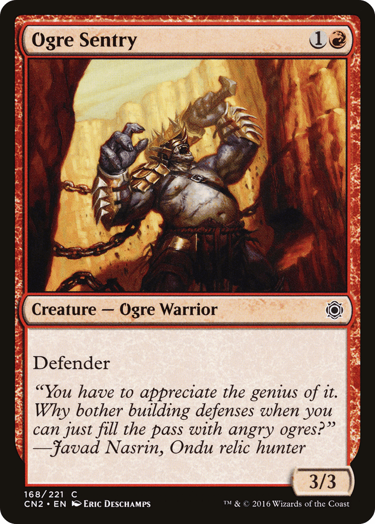 Ogre Sentry [Conspiracy: Take the Crown] Foil