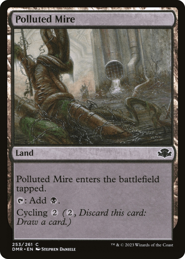 Polluted Mire [Dominaria Remastered] Foil
