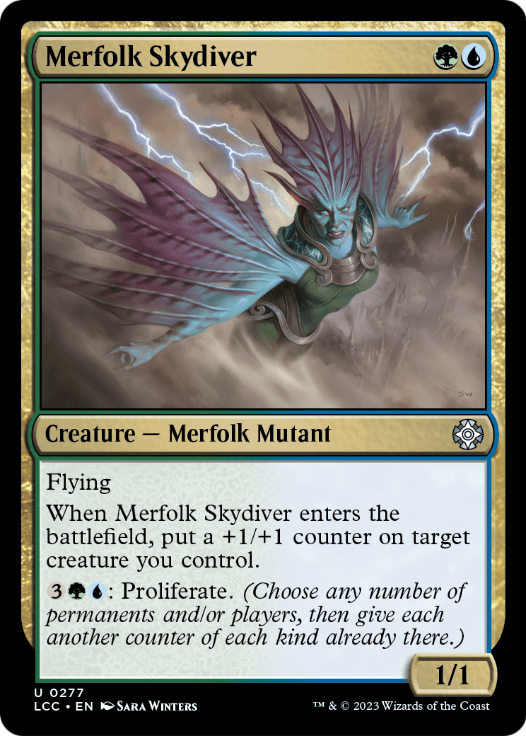 Merfolk Skydiver [The Lost Caverns of Ixalan Commander]