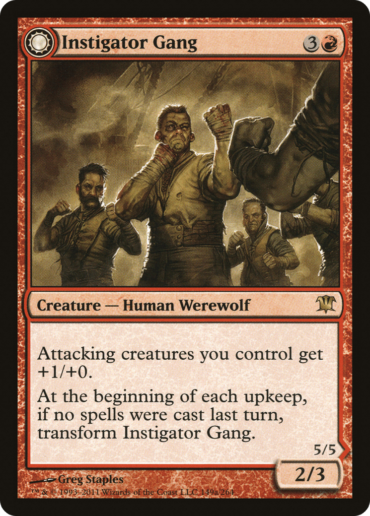 Instigator Gang // Wildblood Pack [Innistrad] Foil