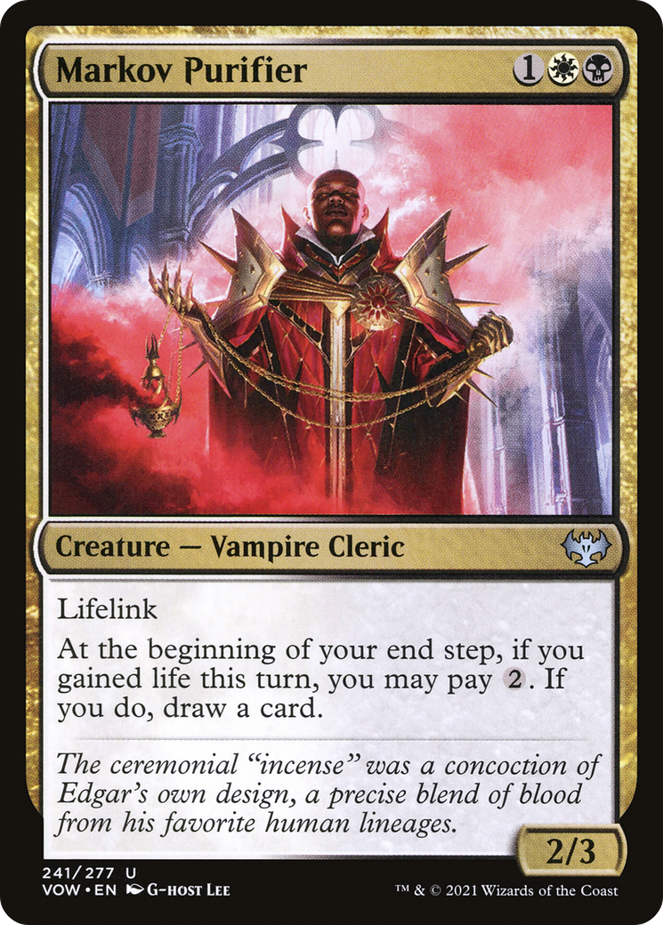 Markov Purifier [Innistrad: Crimson Vow] Foil