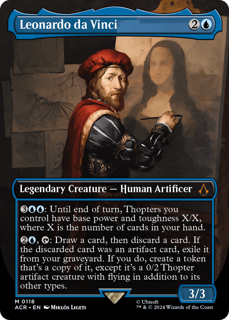Leonardo da Vinci (Borderless) [Assassin's Creed] Foil