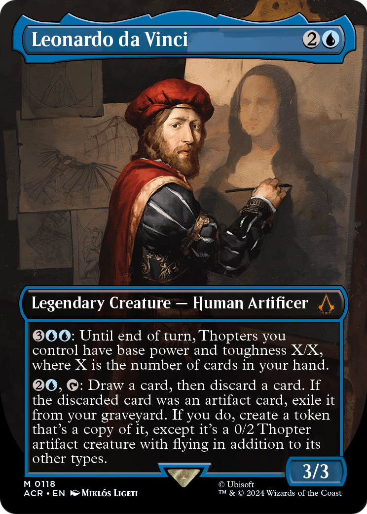 Leonardo da Vinci (Borderless) [Assassin's Creed] Foil