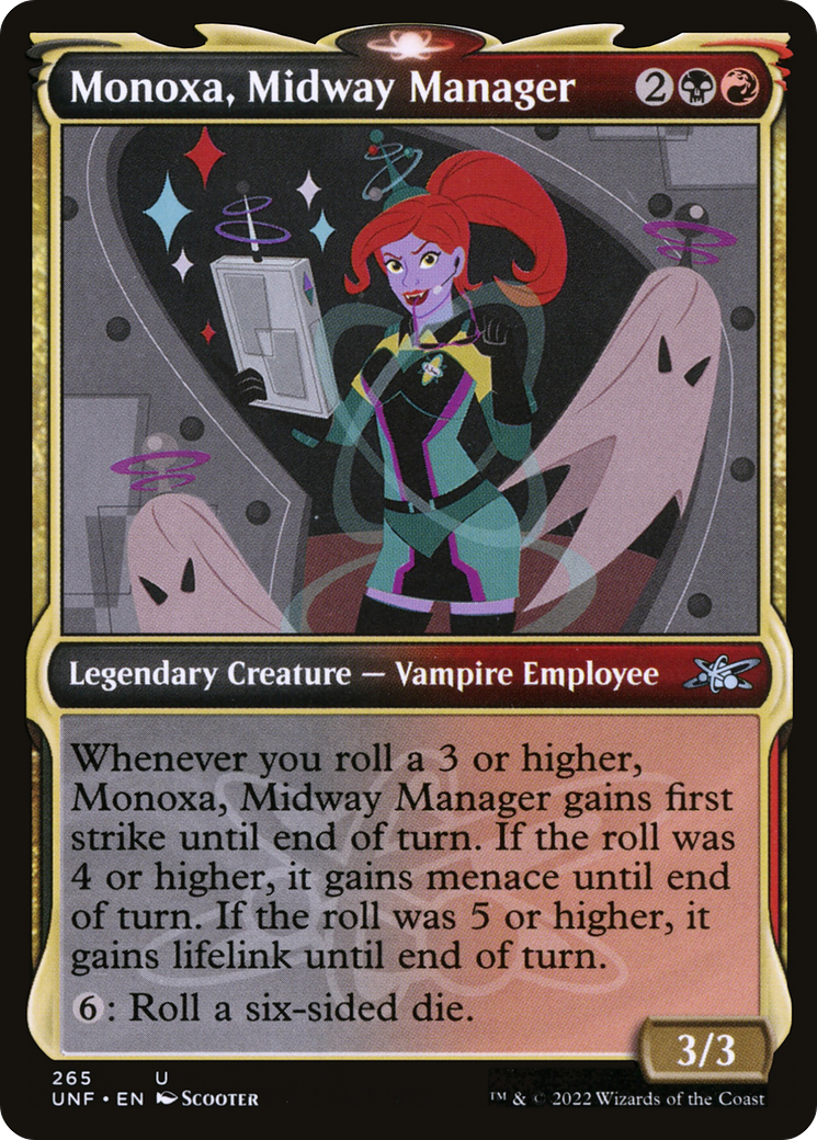 Monoxa, Midway Manager (Showcase) [Unfinity] Foil