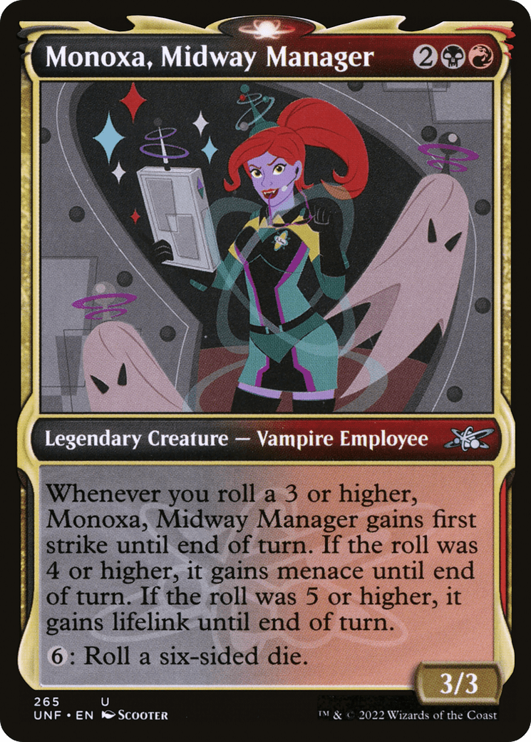 Monoxa, Midway Manager (Showcase) [Unfinity] Foil