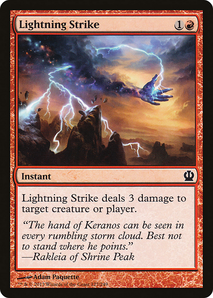 Lightning Strike [Theros] Foil