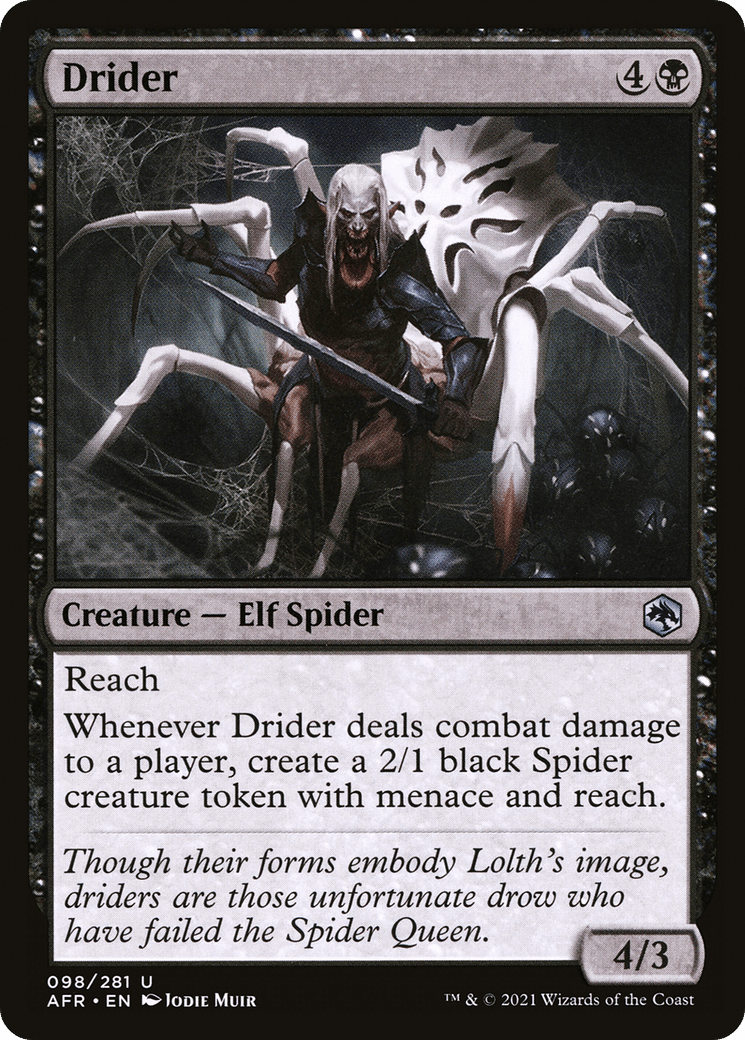 Drider [Dungeons & Dragons: Adventures in the Forgotten Realms] Foil