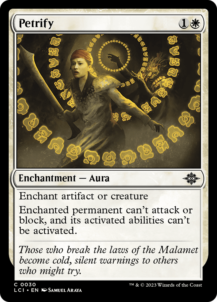 Petrify [The Lost Caverns of Ixalan] Foil
