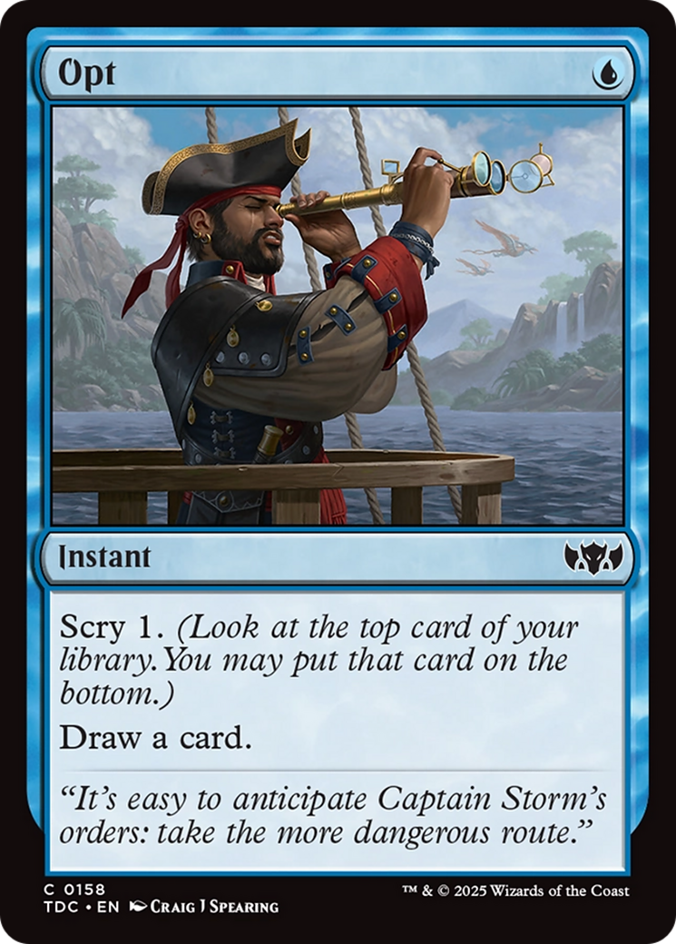 Opt (158) [Commander: Tarkir: Dragonstorm]