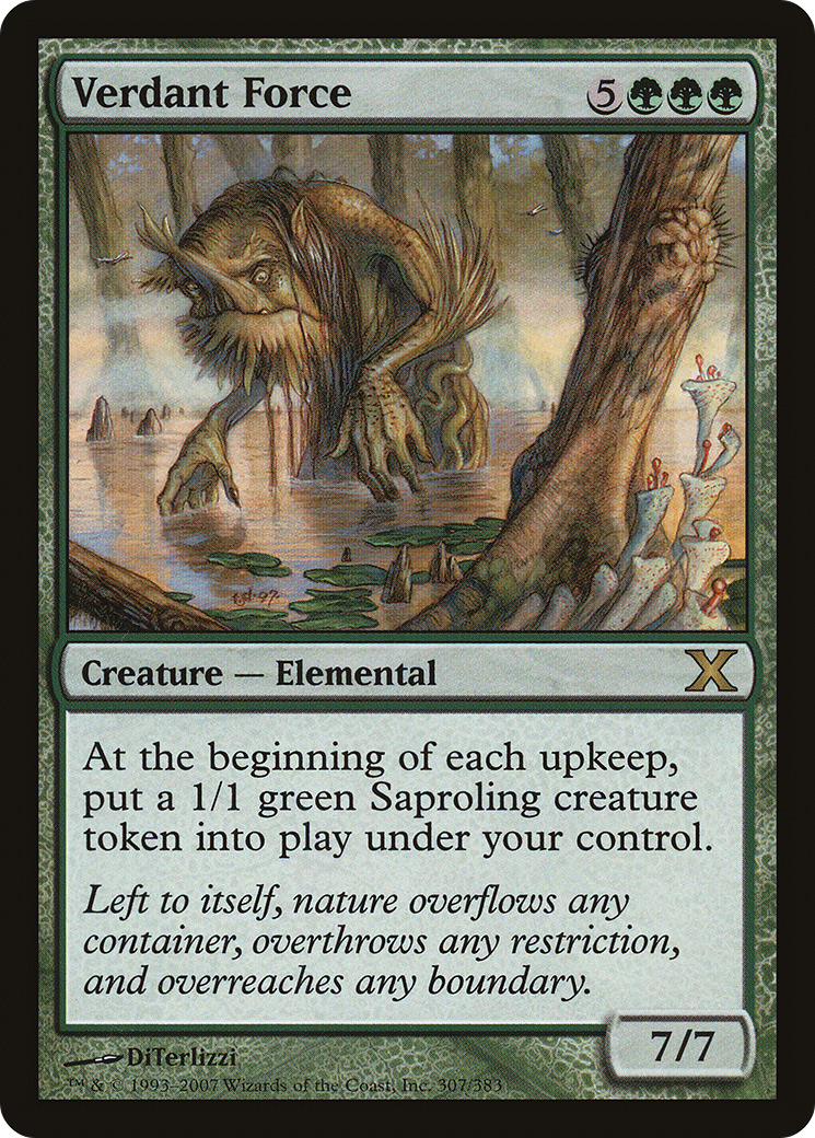 Verdant Force [Tenth Edition] Foil