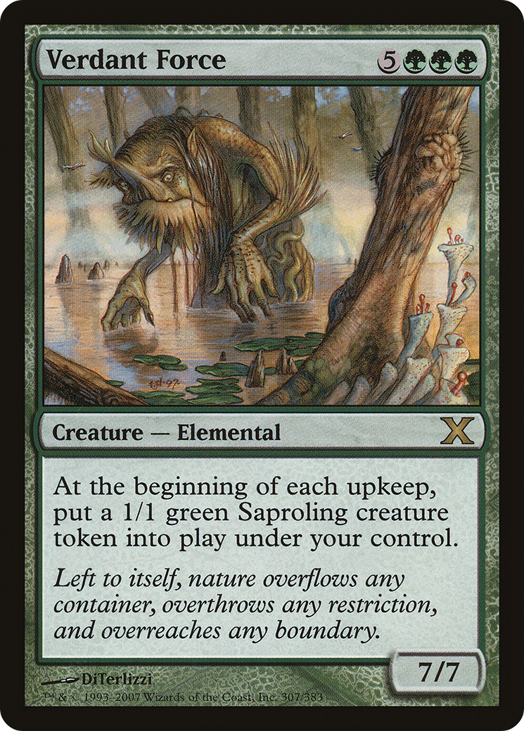 Verdant Force [Tenth Edition] Foil