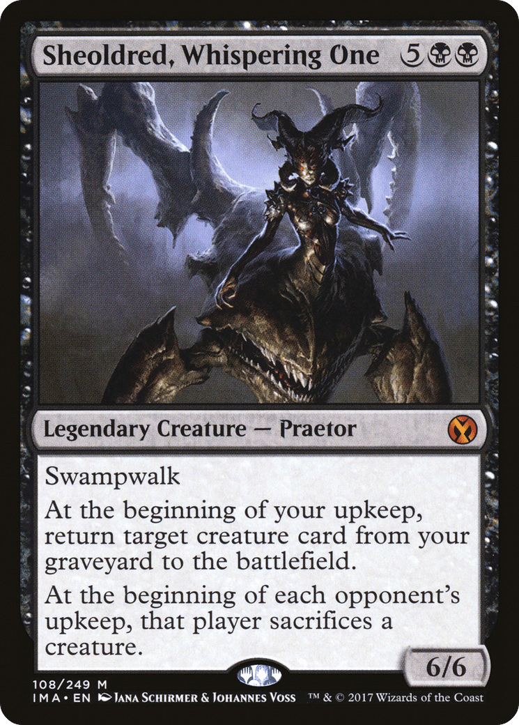 Sheoldred, Whispering One [Iconic Masters] Foil