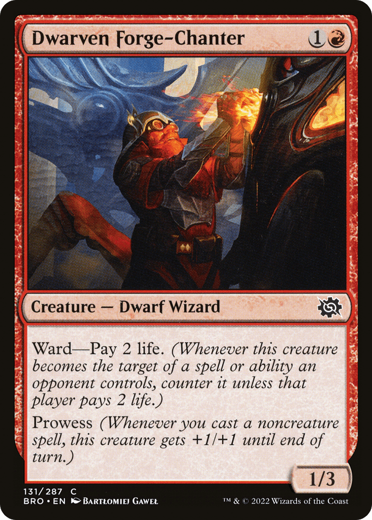 Dwarven Forge-Chanter [The Brothers' War] Foil