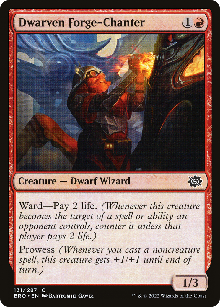 Dwarven Forge-Chanter [The Brothers' War] Foil