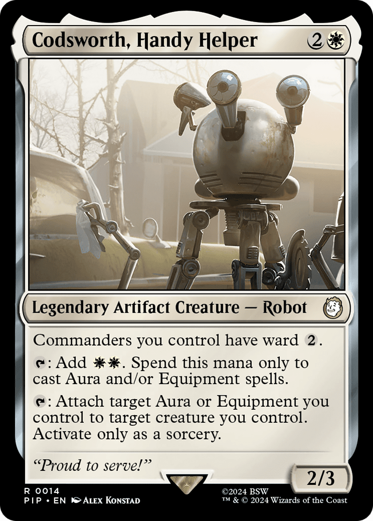 Codsworth, Handy Helper [Fallout] Foil