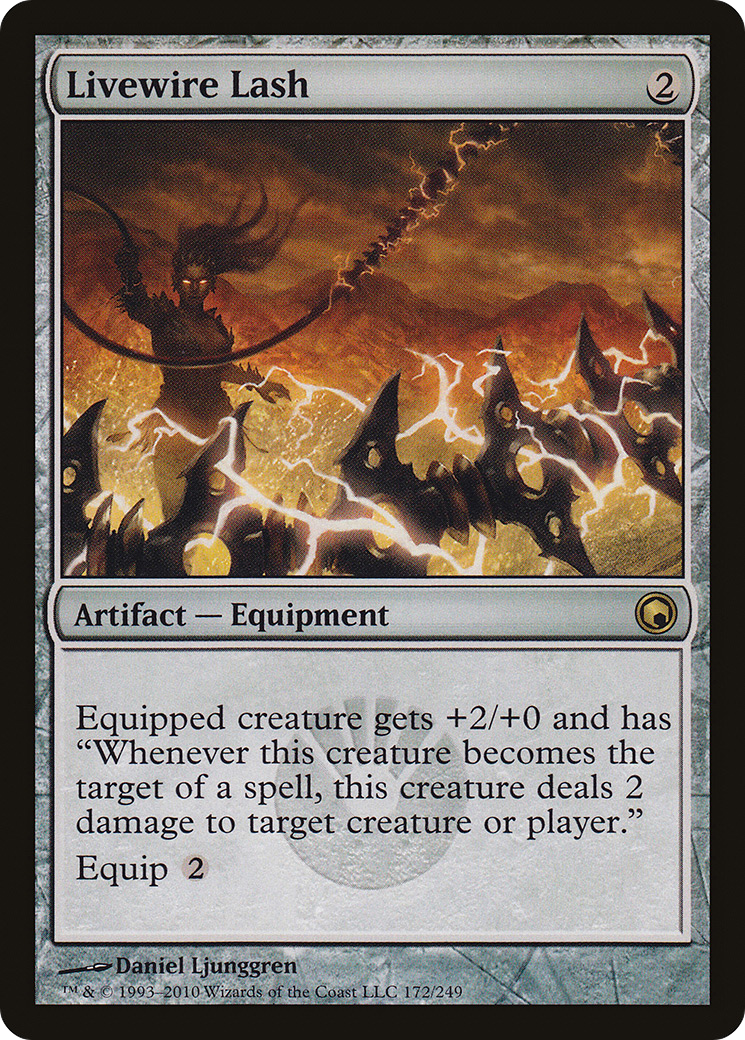 Livewire Lash [Scars of Mirrodin] Foil