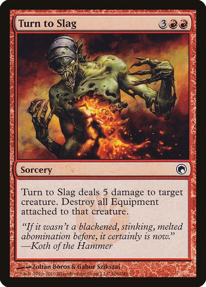 Turn to Slag 106/249 (Scars of Mirrodin) 